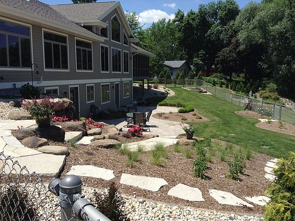 Backyard landscaping