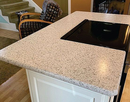 Kitchen island.