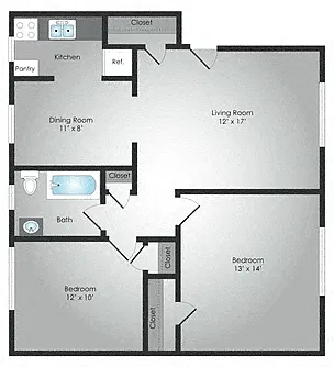 Floor plan B03N
