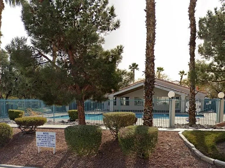 community pool and gym room