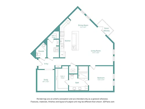 Floor plan A16A