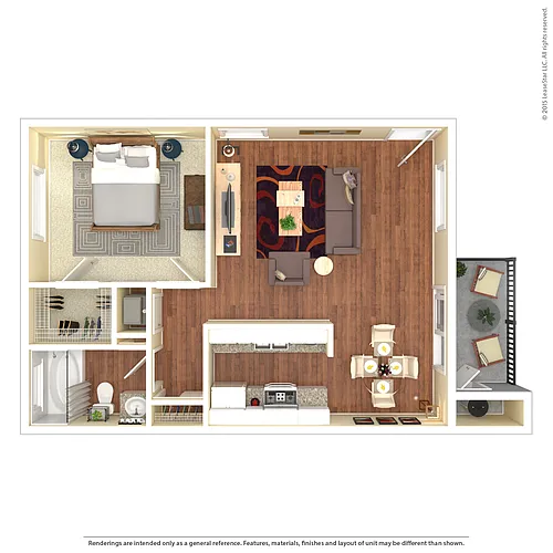 Floor plan 1X1