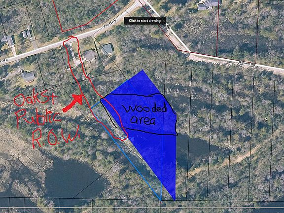 public ROW access to lots