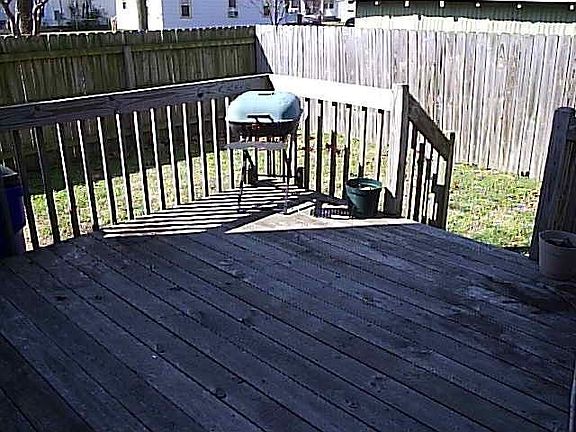 Back deck