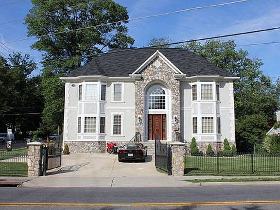 Stately gated entrance