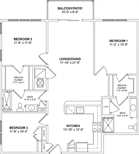 Floor plan The Turner