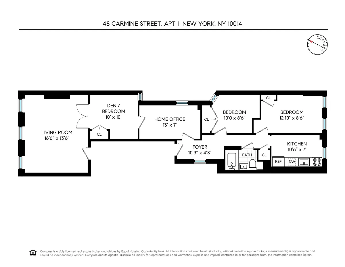 Building Photo - 48 Carmine St #1