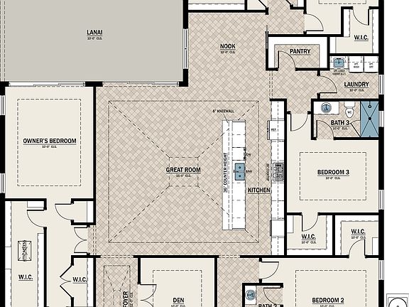 Isla Grande Floor Plan