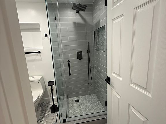 Bathroom, shower.