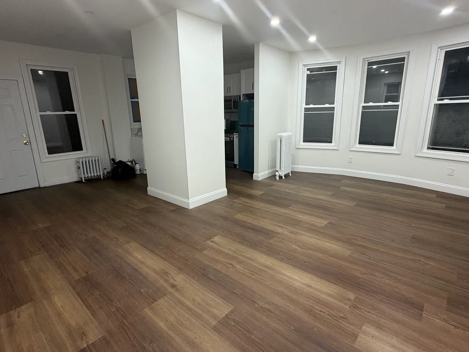 Kitchen + Living Room