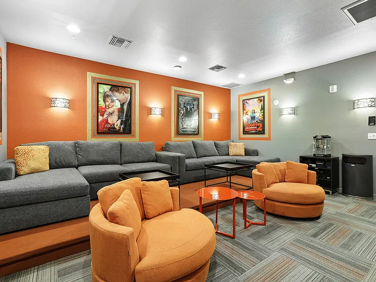 Welcome to Highland Groves at Morrison Ranch, where style meets comfort. Relax in our inviting lounge, designed for both leisure and social gatherings. Discover your new home today. Schedule a tour and see what awaits you!