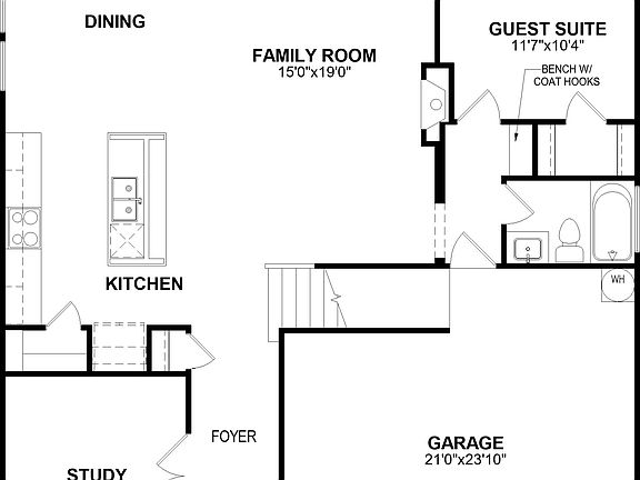 floor plan main level