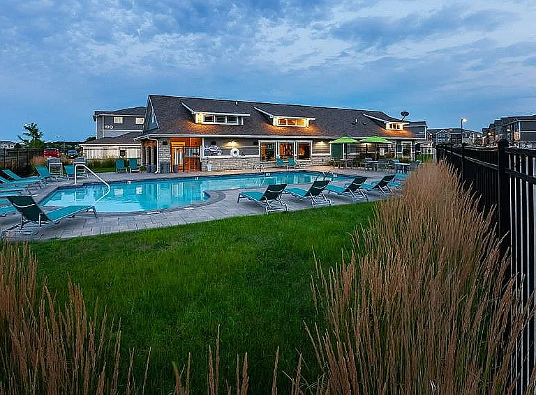 Both swimming pools are available to residents.