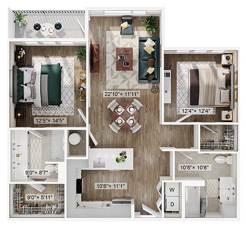 Floor plan 2A