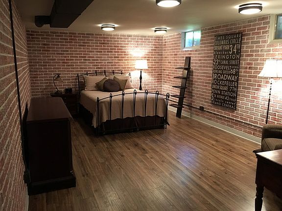 Loft-Style Basement Back Room