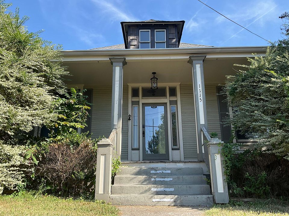 Front door from Shelby Ave