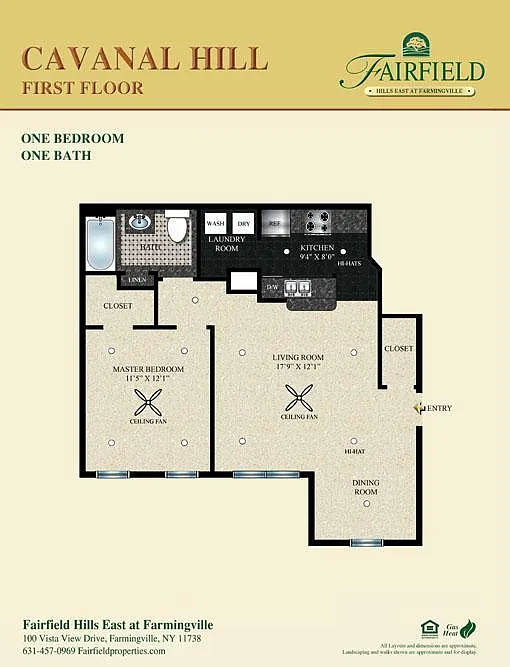 Floor plan The Cavanal Hill Lower