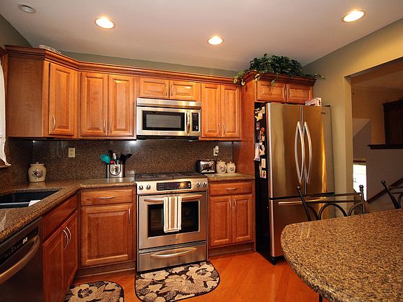 Kitchen with SS Appliances