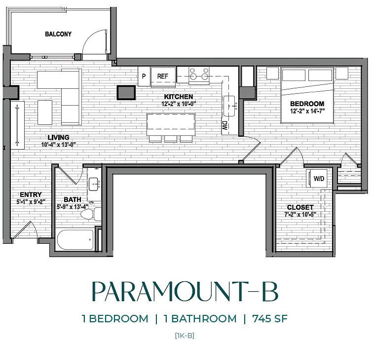 Floor plan Paramount - B