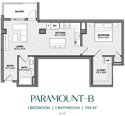 Floor plan Paramount - B