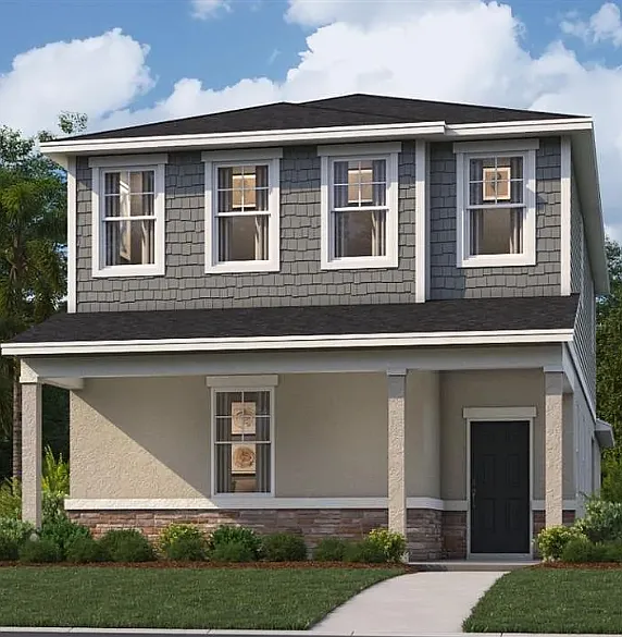 new construction - landscaped with irrigation system - 5746 Stockade Blvd