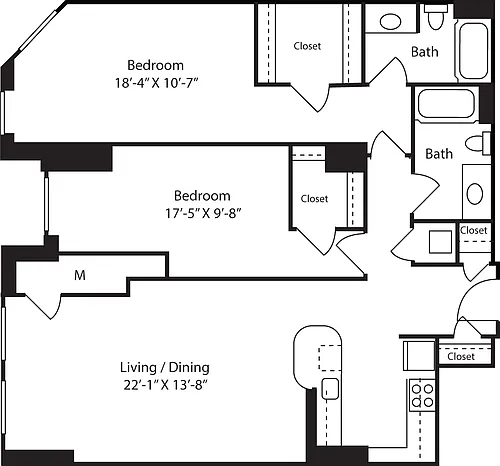 Floor plan Potomac