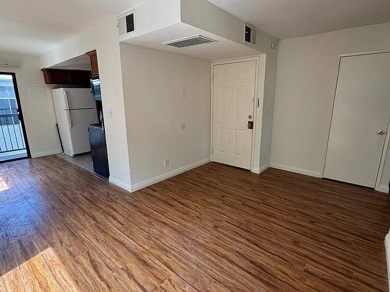 Living looking into dining area