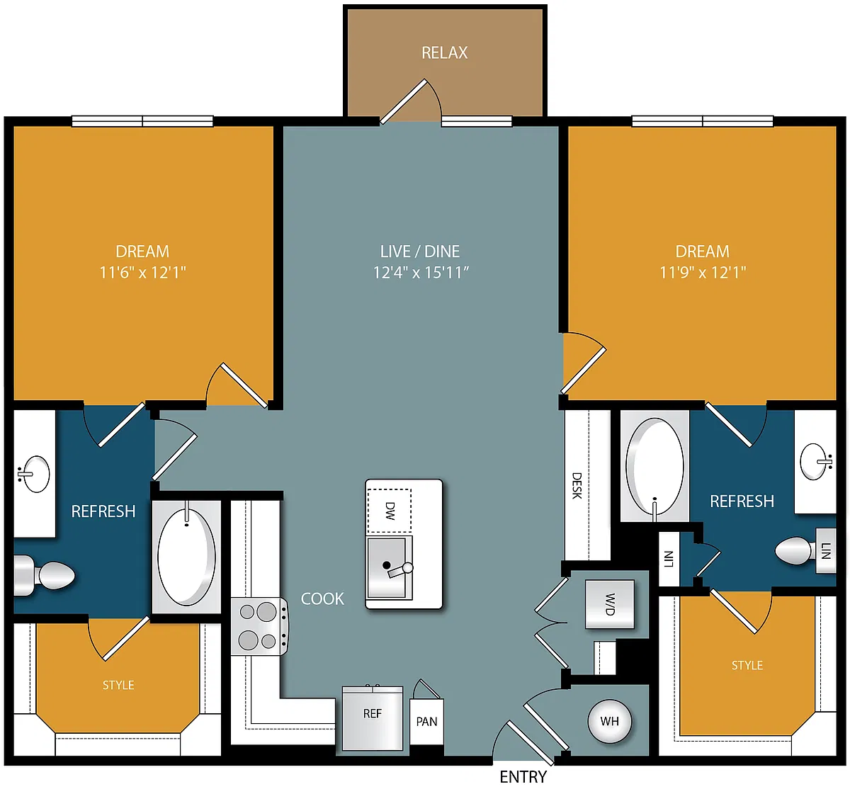 Floor plan B1