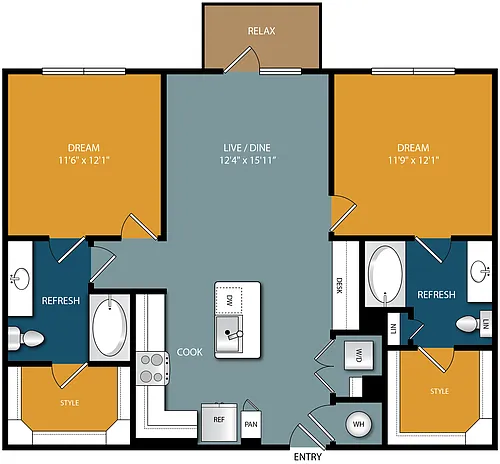 Floor plan B1