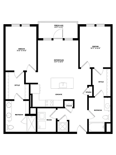 Floor plan B6
