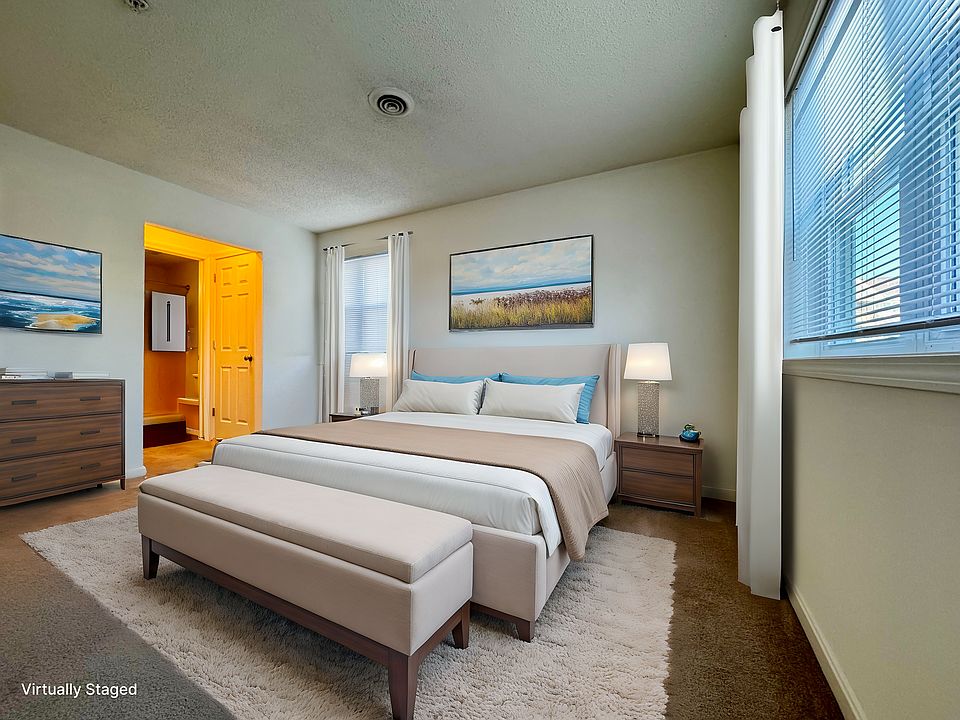 Virtually Staged Primary Bedroom