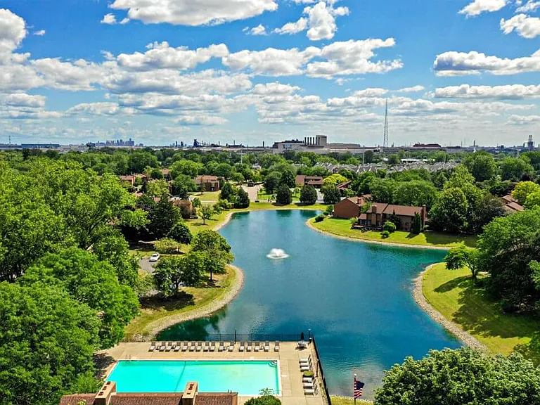 Our Pool and Lake at Fairlane East