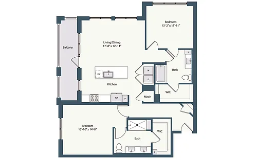 Floor plan 2A4