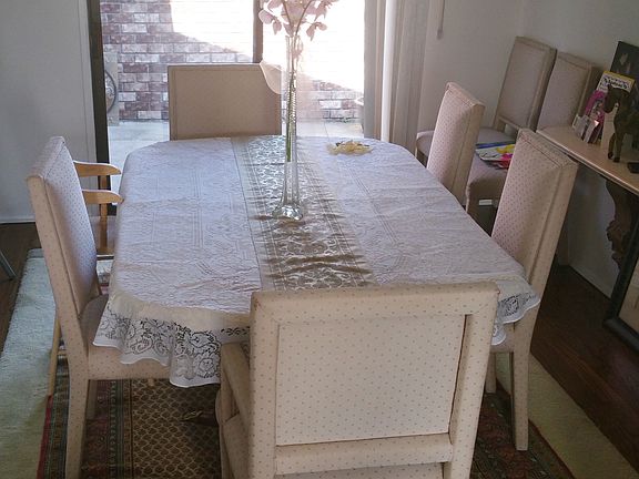 Dining room and patio