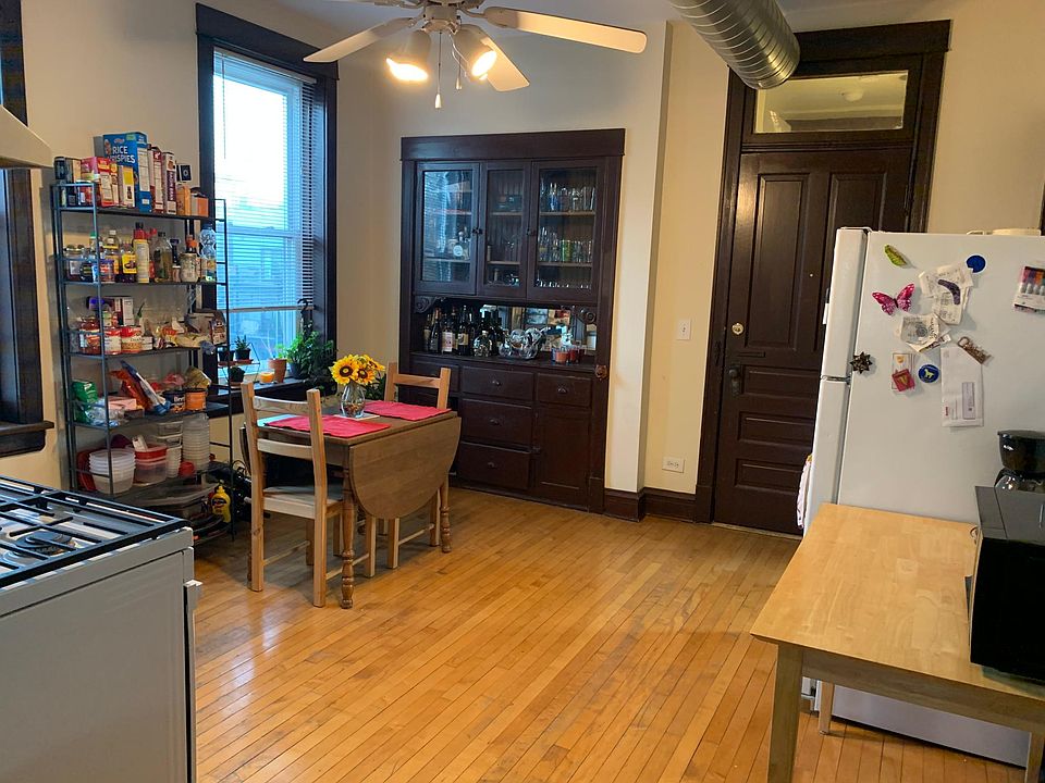 Kitchen with built in bar