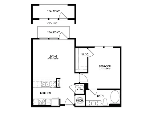 Floor plan Stag's Leap 8A4