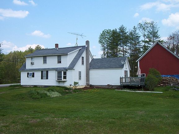 view from stone wall in back yard
