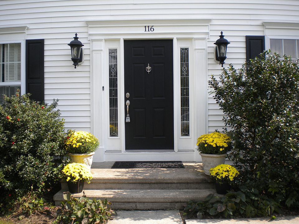 Beautiful leaded Glass Entry