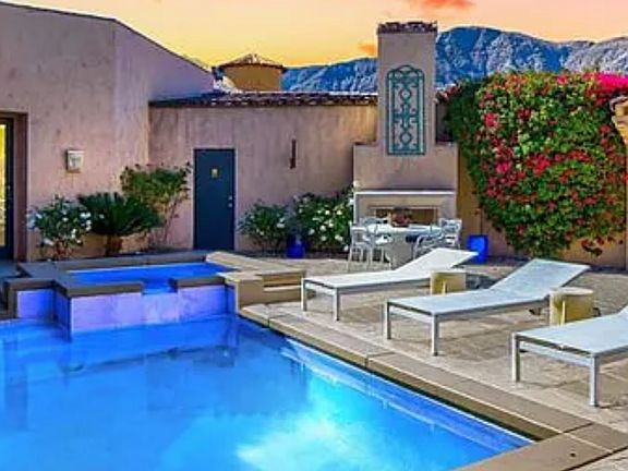 Private pool and hot tub, with an outdoor fireplace and an amazing outdoor kitchen for your family, friends to enjoy.