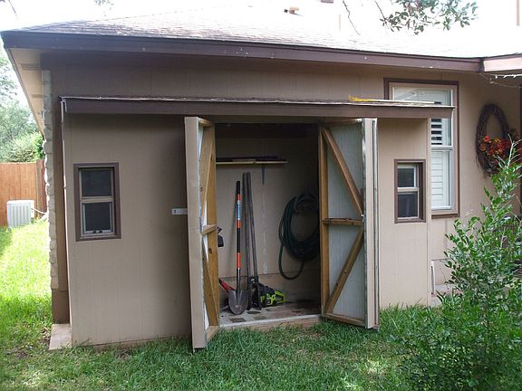 built on storage shed