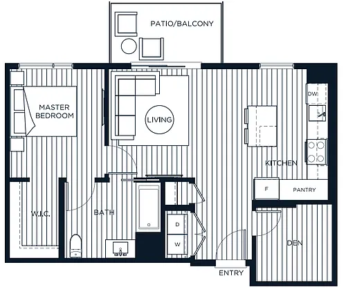 Floor plan A-101