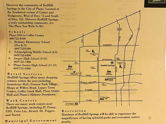 The community information.