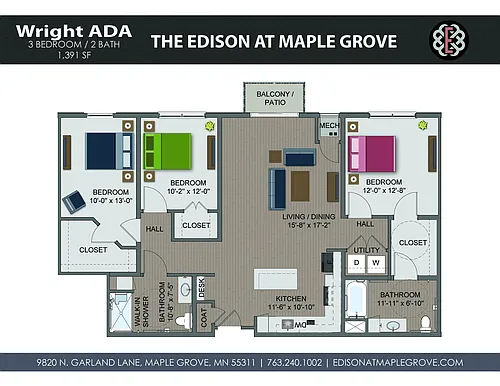Floor plan Wright - ACC
