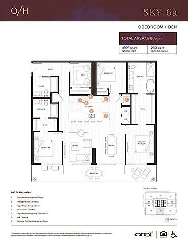 Floor plan Plan SKY6a