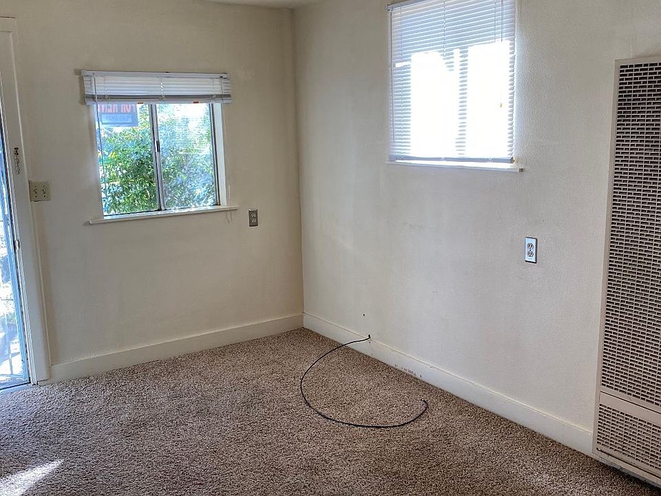 bright living room with new carpet