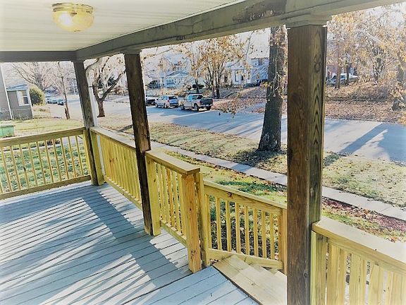 Large front porch