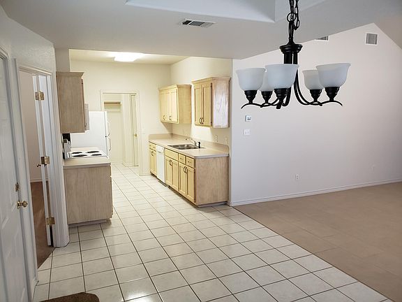 kitchen, dining, master bedroom, living
