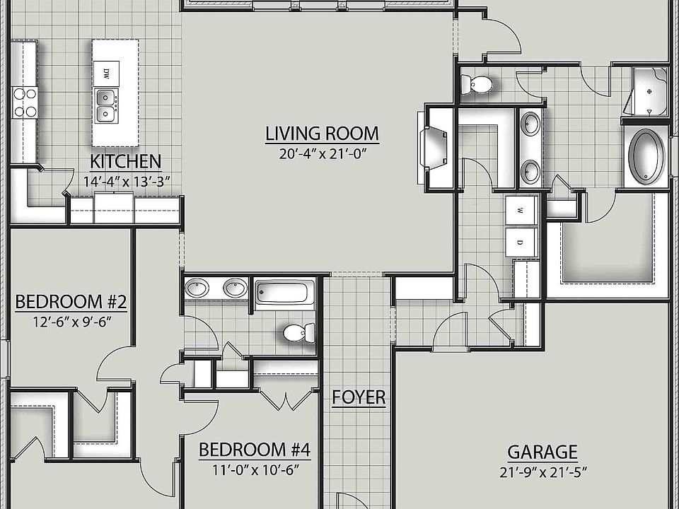 Collinswood II H Open Floorplan - DSLD Homes