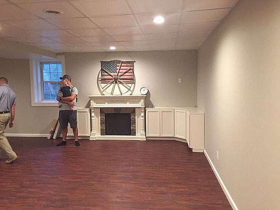 Basement movie room/man cave