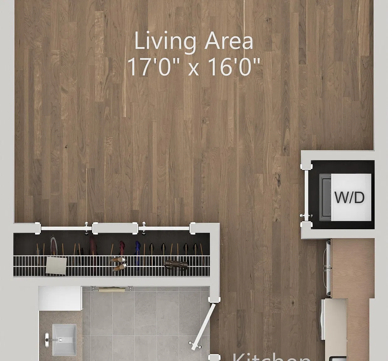 Studio, 1.0 bath, 520 sqft, $2,829 — Photo 1